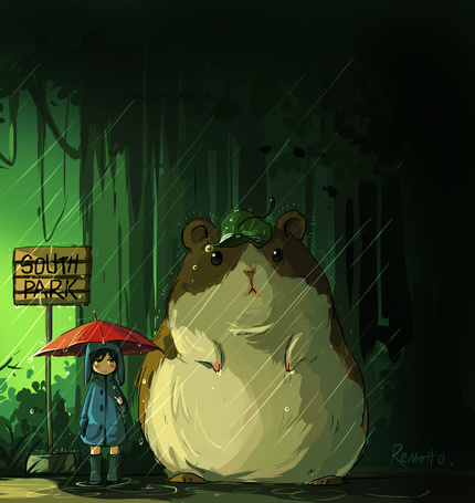 Фото Крэйг Такер и Стрип из мультфильма Южный парк / South Park, art by remotto