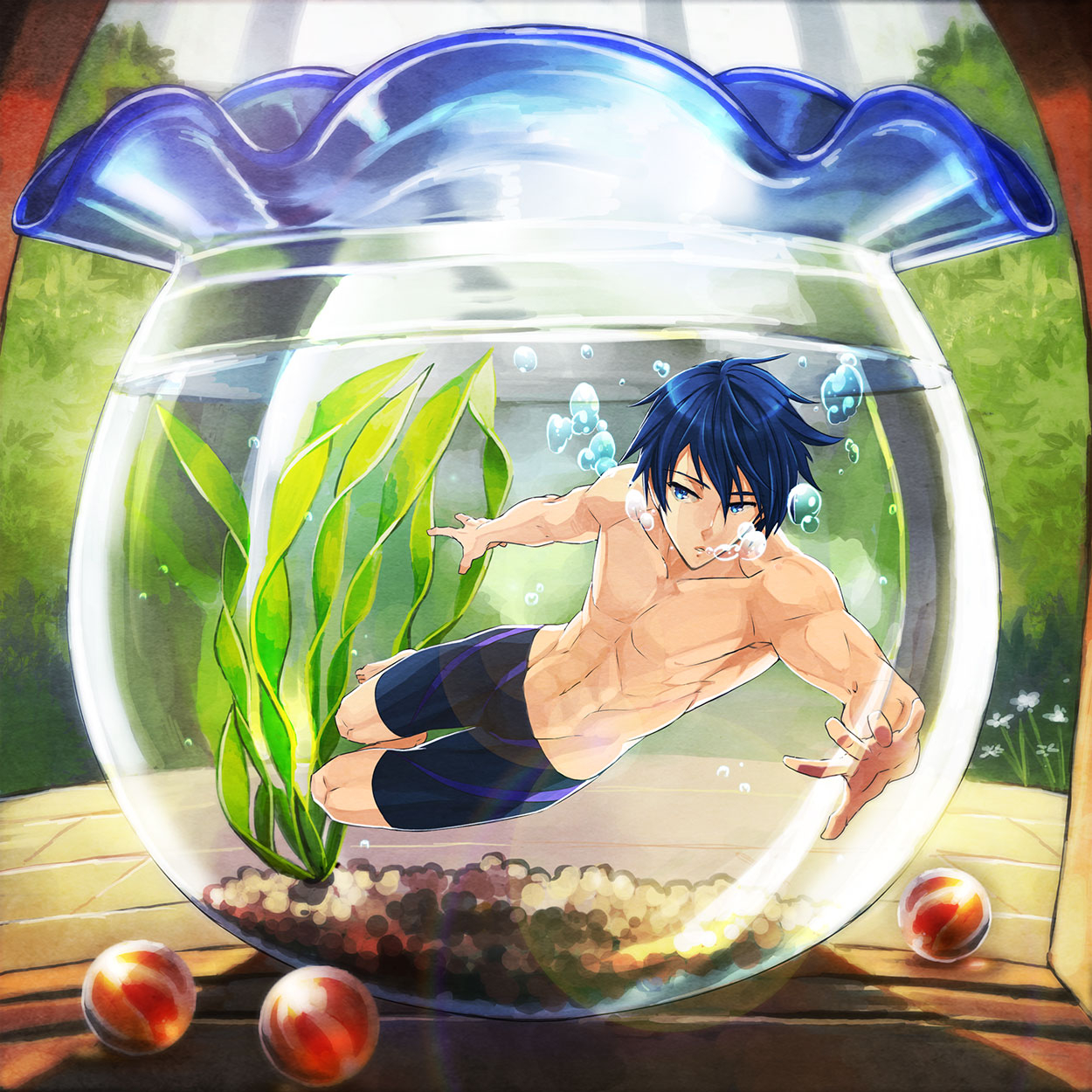 Фото Haruka Nanase / Харука Нанасэ из аниме Free! / Вольный стиль!