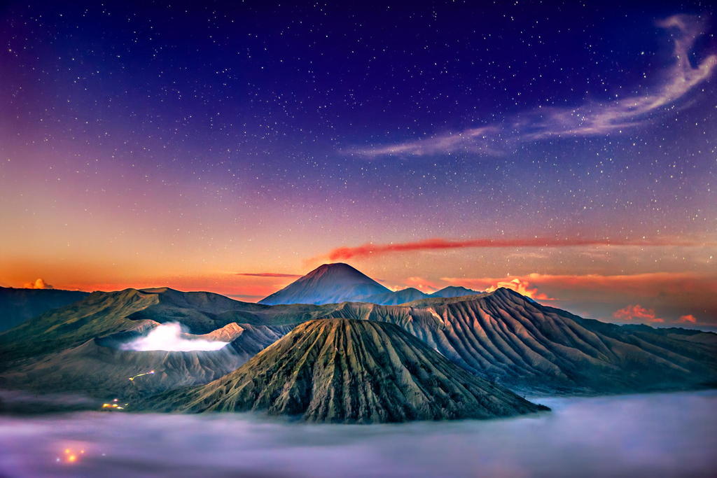 Фото Вулкан Бромо ранним утром, Индонезия