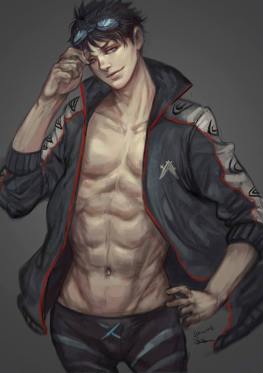 Фото Sousuke Yamazaki / Соскэ Ямадзаки из аниме Free! / Вольный стиль, art  by DualNaito