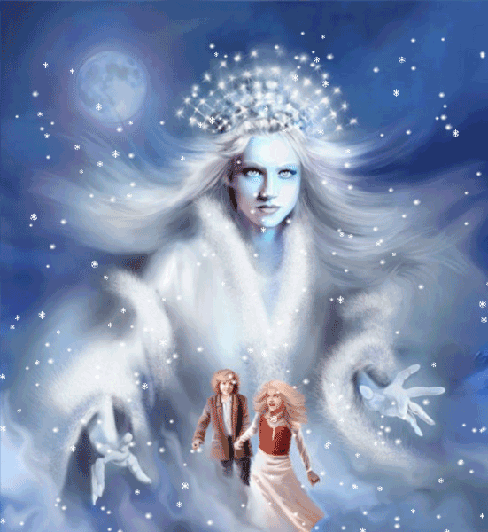 Фото Снежная королева тянется к Каю и Герде, сказка Снежная Королева / The Snow Queen