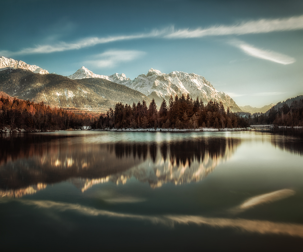 Фото Красивый пейзаж и его отражение в воде, работа Krьnsee, фотограф Marzena Wieczorek