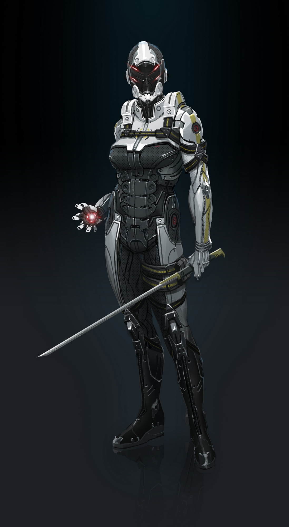 Cyberpunk armor art фото 48
