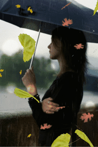 Картинки девушка с парнем под дождем