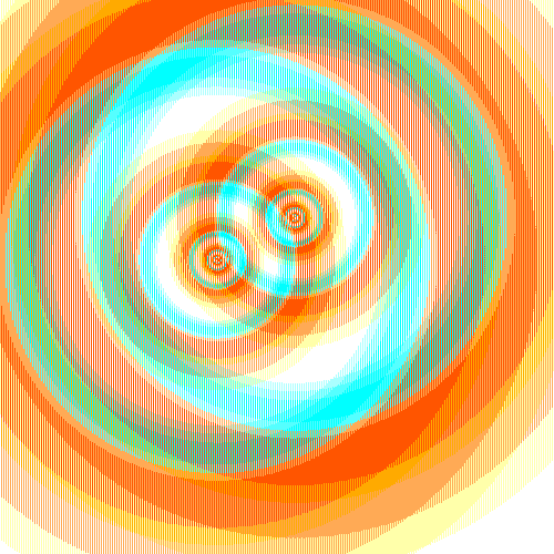 Фото Оптические иллюзии, разноцветные круги никак не сойдутся