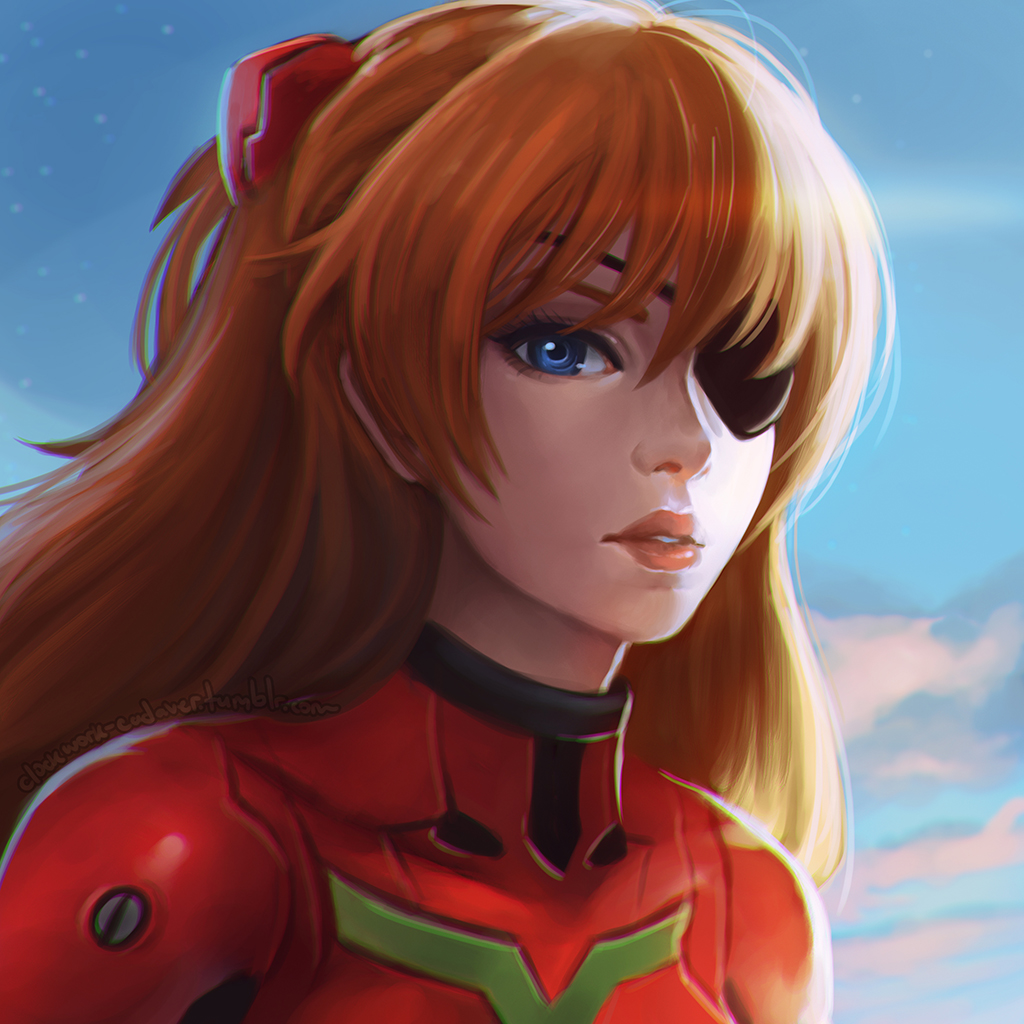 Фото Аска Лэнгли Сорью / Asuka Langley Soryu из аниме Евангелион /  Evangelion