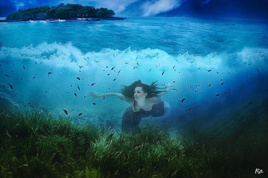 Фото Девушка под водой, Rudy Sunandar