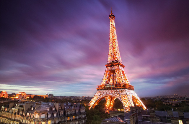 Фото Эйфелева башня, Париж, Франция / Eiffel tower, Paris, France