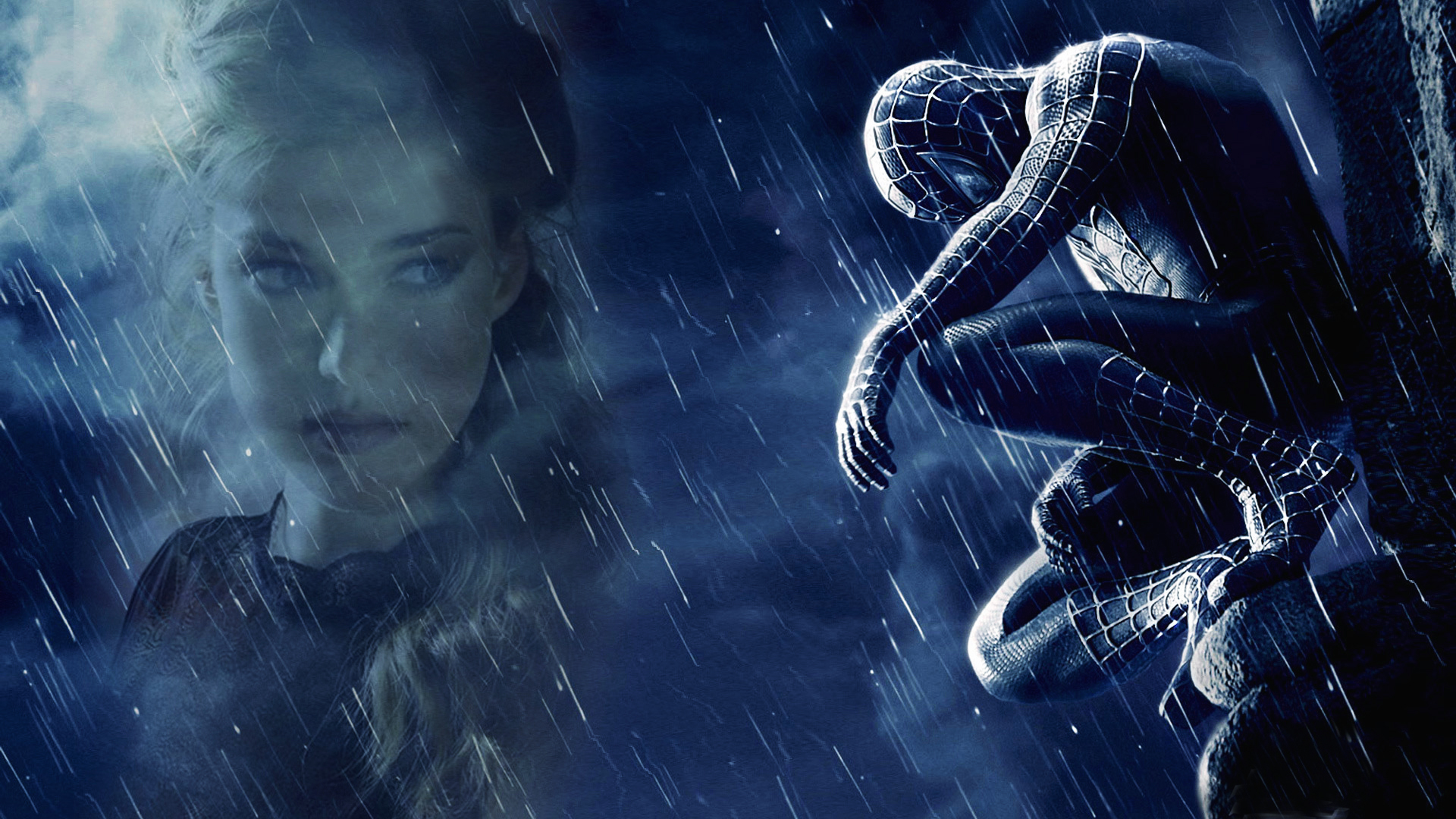 Название sophie rain spider man video original. Человек-паук 3 враг в отражении. Человек паук 3 под дождем. Человек-паук 3 враг в отражении Постер. Черный человек паук под дождем.