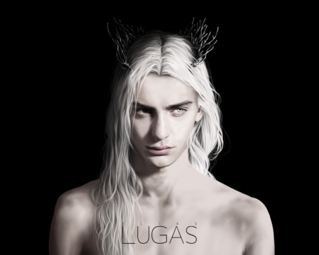 Фото Белокурый парень, из головы которого растут ветки. by Elias Lugas