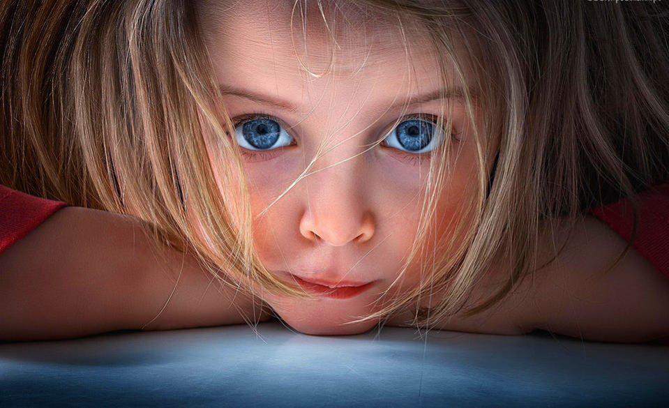 Фото Девочка с голубыми глазами, фотограф John Wilhelm