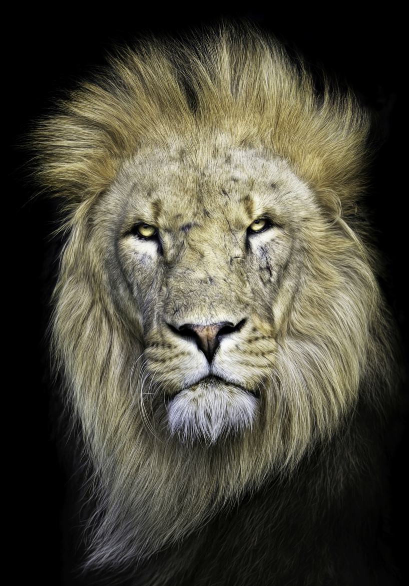 Морда льва фото