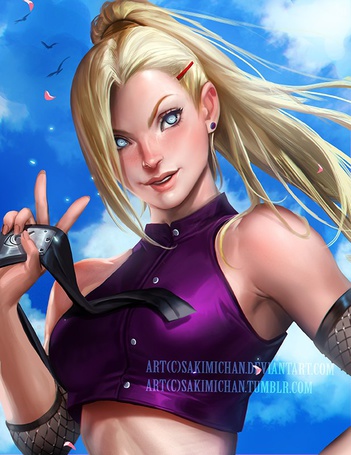 Фото Ino Yamanaka / Ино Яманака из аниме Naruto / Наруто, by PeachTea