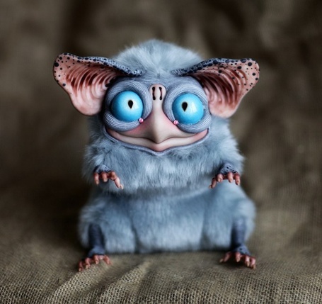 Фото Голубой ушастик, sovl, игрушка, художник Граф Santaniel