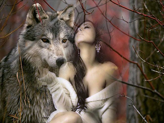 Фото Любимая девушка волка Акелы