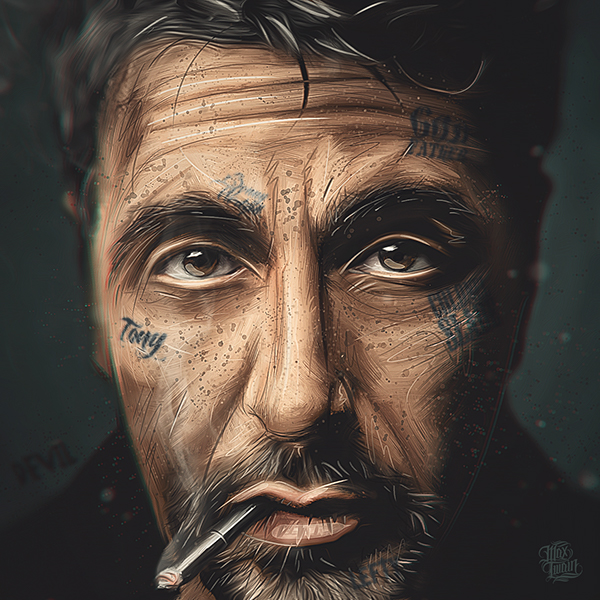 Фото Портрет актера Аль Пачино / Al Pacino, by Max Twain