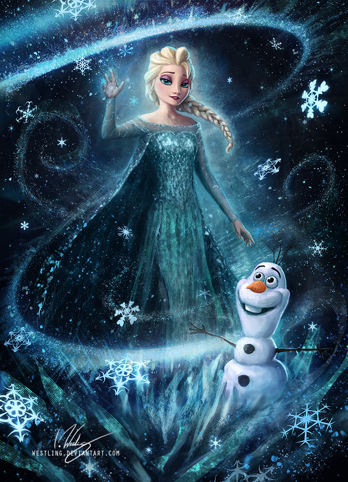 Фото Эльза / Elsa и Олаф / Olaf герои из мультфильма Холодное сердце / Frozen