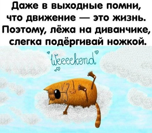 Движение это жизнь лежа на диване