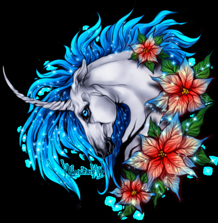 Фото Рождественский единорог, by White Spirit Wolf