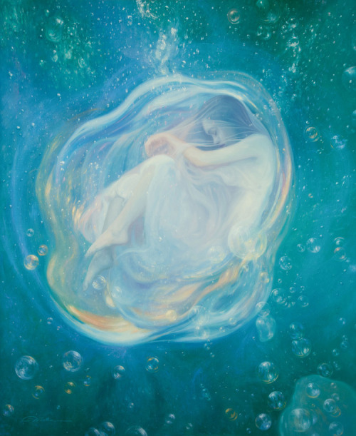 Фото Девушка в большом пузыре воды, by Dorian Vallejo