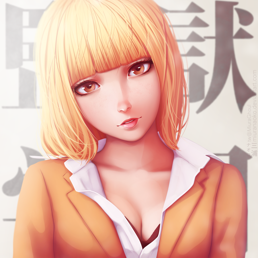 Фото Хана Мидорикава / Hana Midorikawa из аниме Школа-тюрьма / Prison  School, by MiuraNaoko