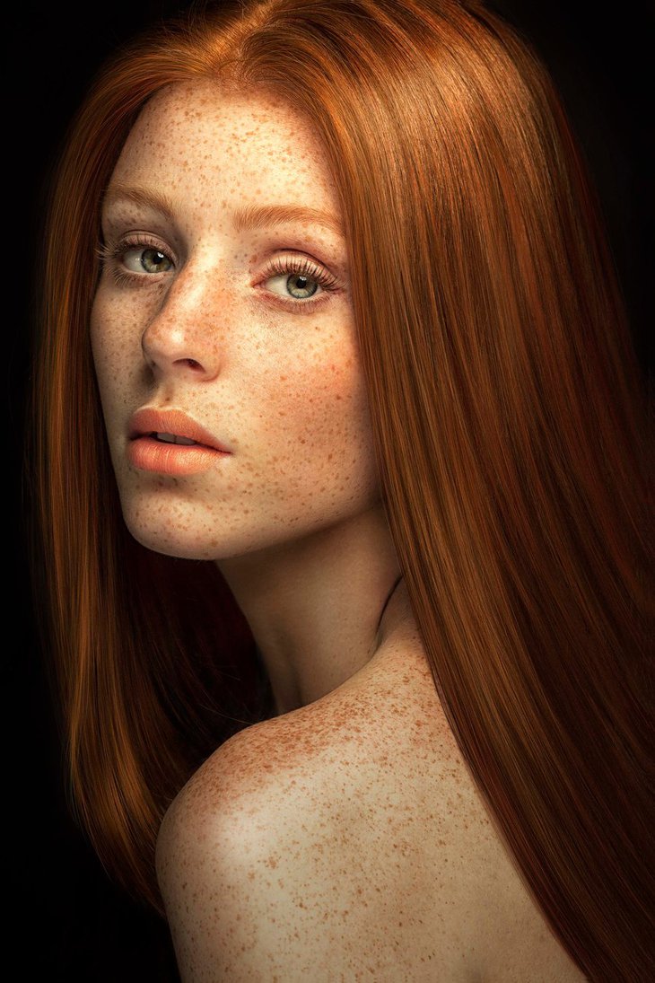 Фото Девушка с рыжими волосами, by shiny-shadows-Art