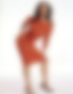Фото Джессика Мари Альба, актриса, в красном платье