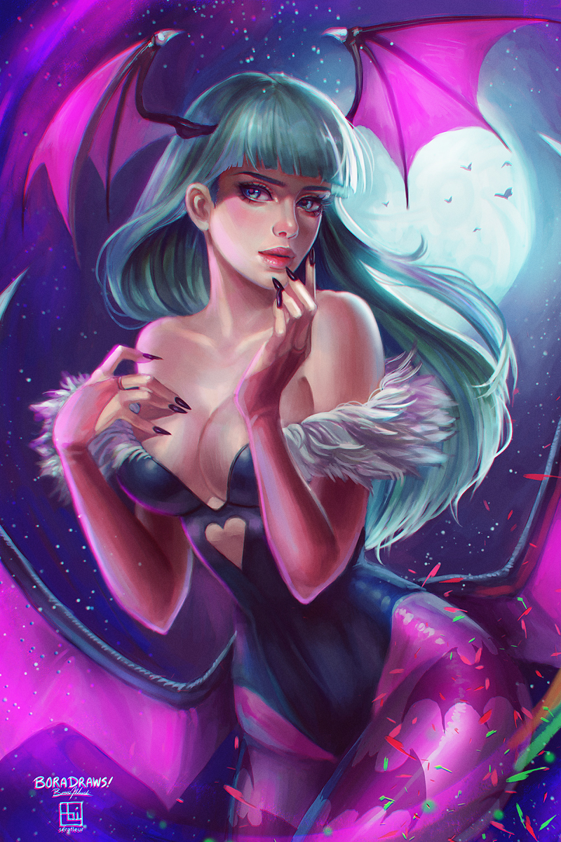 Фото Морриган Энслэнд / Morrigan Aensland из игры Vampire / Darkstalkers, by serafleur