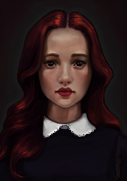 Фото Девушка с рыжими волосами