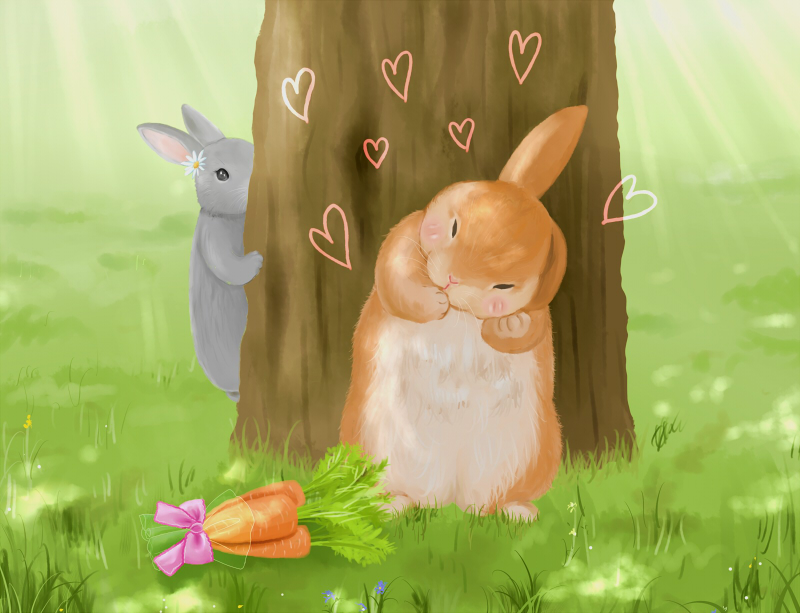Праздник зайчики. Зайчик иллюстрация. Заяц с зайчонком. Открытка с зайчиком. Картинки зайчиков красивые.