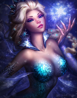 Фото Эльза / Elsa из мультфильма Холодное сердце / Frozen, by MichelleHoefener