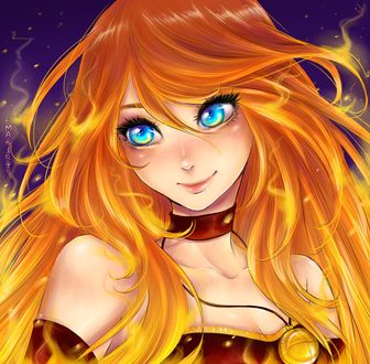 Фото Девушка с огненно - рыжими волосами, by Mari945