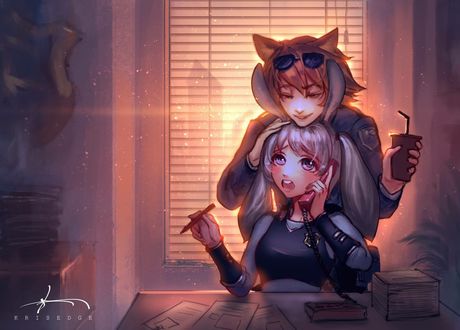Фото Джуди Хопс / Judy Hopps и Ник Уайлд / Nick Wilde из мультфильма Зверополис / Zootropolis, by Krisedge