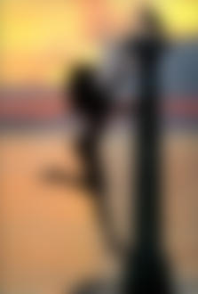 Фото Обнаженная девушка стоит у столба, на котором сидит ворон, by abclic on DeviantArt