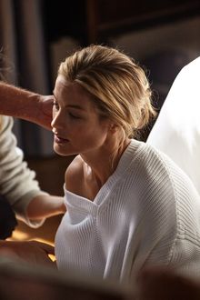 Фото Супермодель Carolyn Murphy / Кэролин Мерфи для рекламы весенне-летней коллекции 2016, итальянский бренд Stefanel, фотограф Dan Martensen