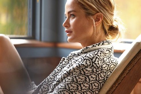 Фото Супермодель Carolyn Murphy / Кэролин Мерфи для рекламы их весенне-летней коллекции 2016, итальянский бренд Stefanel, фотограф Dan Martensen