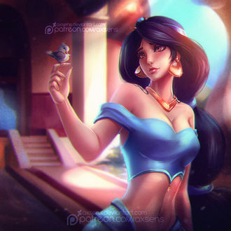 Фото Принцесса Жасмин / Princess Jasmine из мультфильма Алладин / Aladdin, by Axsens