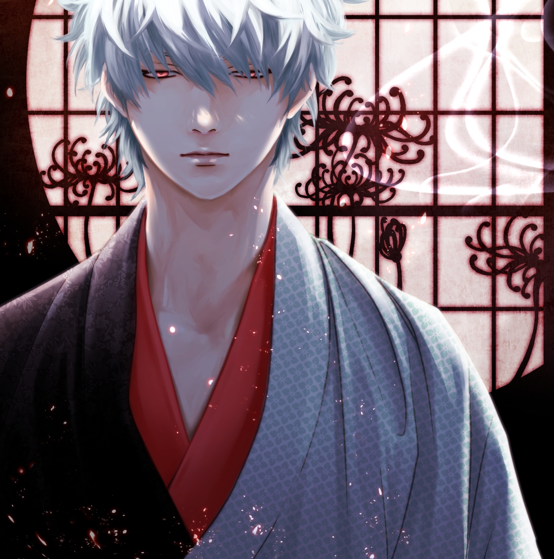 Фото Sakata Gintoki / Саката Гинтоки из аниме Гинтама / Gintama, art by  Love-sick 38. 7&;