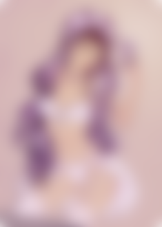 Фото Девушка с разноцветными волосами в красивом белье держит в руке телефон