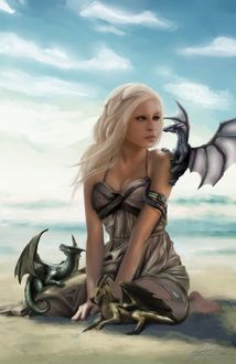 Фото Дейнерис Таргариен / Daenerys Targaryen из сериала Игра Престолов / Game Of Trones