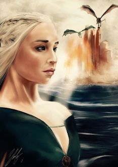 Фото Дейнерис Таргариен / Daenerys Targaryen из сериала Игра Престолов / Game Of Trones