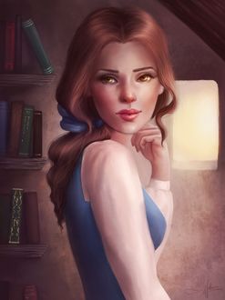 Фото Принцессы Бель / Belle из м / ф Красавица и чудовище / Beauty and the Beast, by Sandramalie