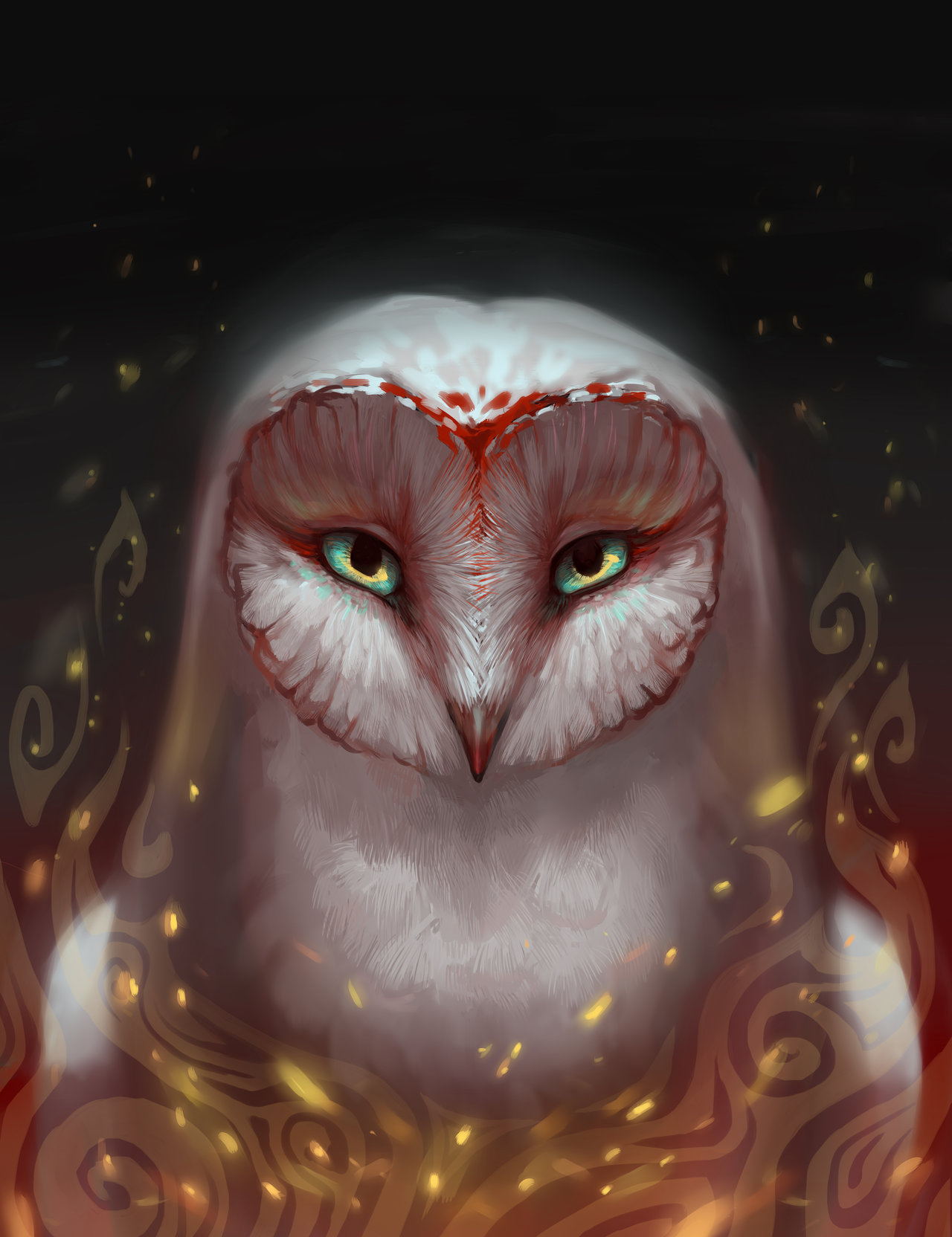 Фото Рисунок белой совы, by Night-Owl-23