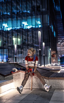 Фото Косплей Harley Quinn / Харли Квин из фильма Отряд самоубийц / Suicide Squad, фотограф Зуфар Валиев
