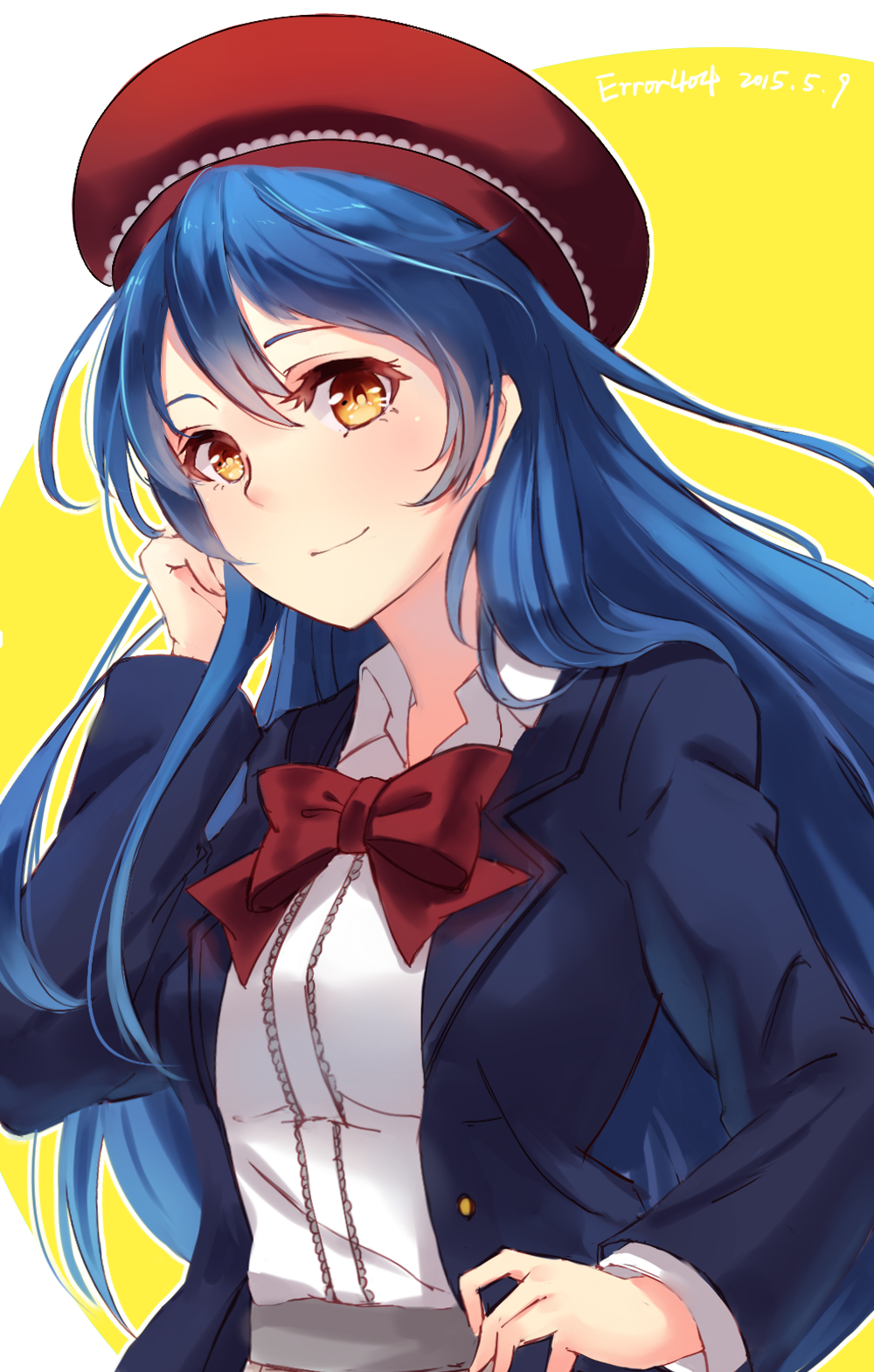 Фото Sonoda Umi / Сонода Уми из аниме Love Live! / Живая любовь в белой  блузке и черном пиджаке