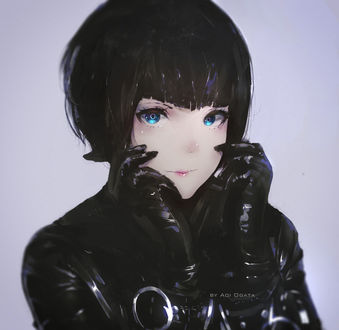 Фото Девушка в виниловом костюме, by Aoi Ogata