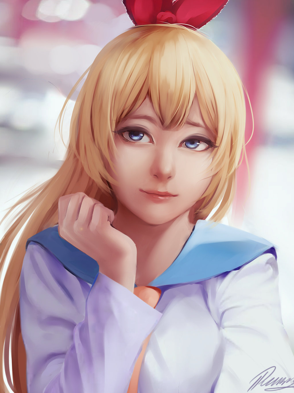 Фото Читогэ Кирисаки / Chitoge Kirisaki из аниме Притворная любовь ...