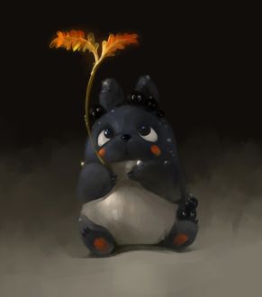 Фото Тоторо / Totoro и Сусуватари из аниме My Neighbor Totoro / Tonari no Totoro / Мой сосед Тоторо, by SalamanDra-S