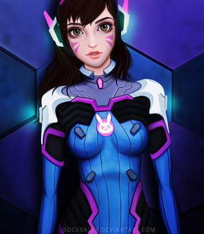 Фото D. VA / Ханна Сон из игры Overwatch / Дозор, by Rockralex