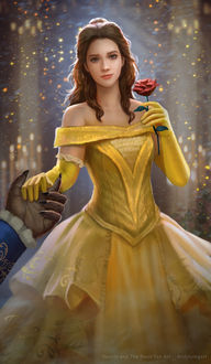 Фото Белль / Belle из мультфильма Красавица и чудовище / Beauty and the Beast, by Andyliongart